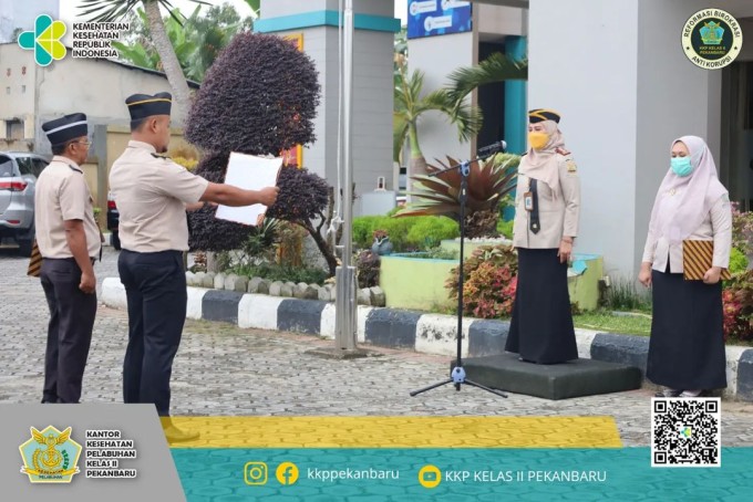 KKP Pekanbaru Awali Tahun Baru 2023 dengan Memberikan Reward kepada Pegawai dan Kelompok Substansi yang Berprestasi