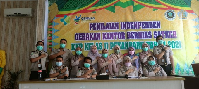 Penilaian GERAKAN KANTOR BERHIAS di KKP Kelas II Pekanbaru