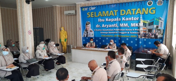 KKP Pekanbaru Sambut Ibu Kepala Kantor yang Baru, Spirit Baru kembali Menggebu