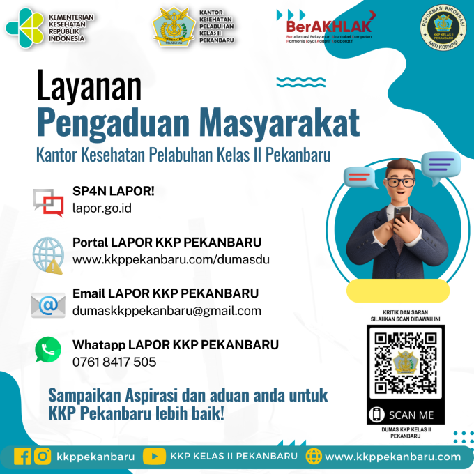 Layanan Pengaduan Masyarakat KKP Kelas II Pekanbaru