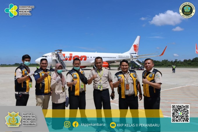 374 orang CJH dari Kloter BTH 02 telah berangkat dengan Pesawat Lion Air dari Bandar Udara Sultan Syarif Kasim II Pekanbaru menuju Embarkasi Batam