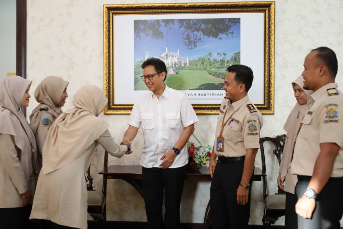 Kunjungan Menteri Kesehatan Republik Indonesia di Bumi Lancang Kuning